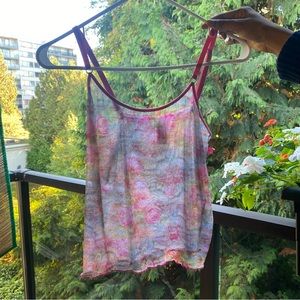 morgan de toi sheer y2k mesh cami